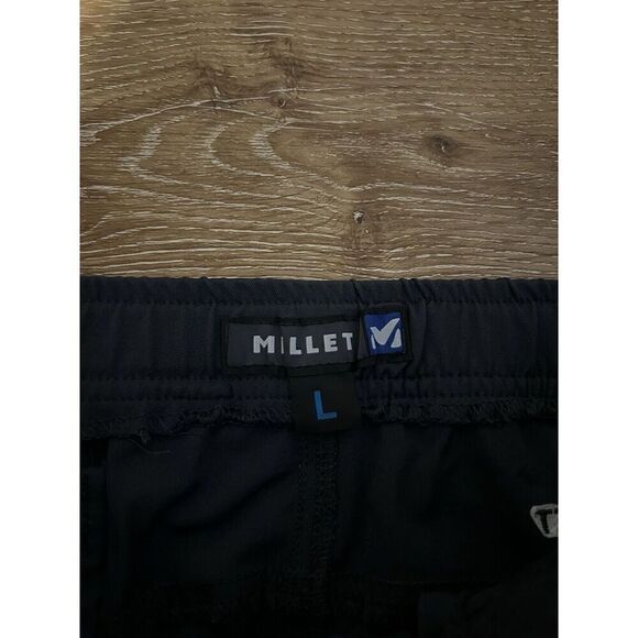 Millet Men’s Blue Outdoor Hiking Nikon Chino Pants Size Large W/ Buckle - Picture 3 of 3